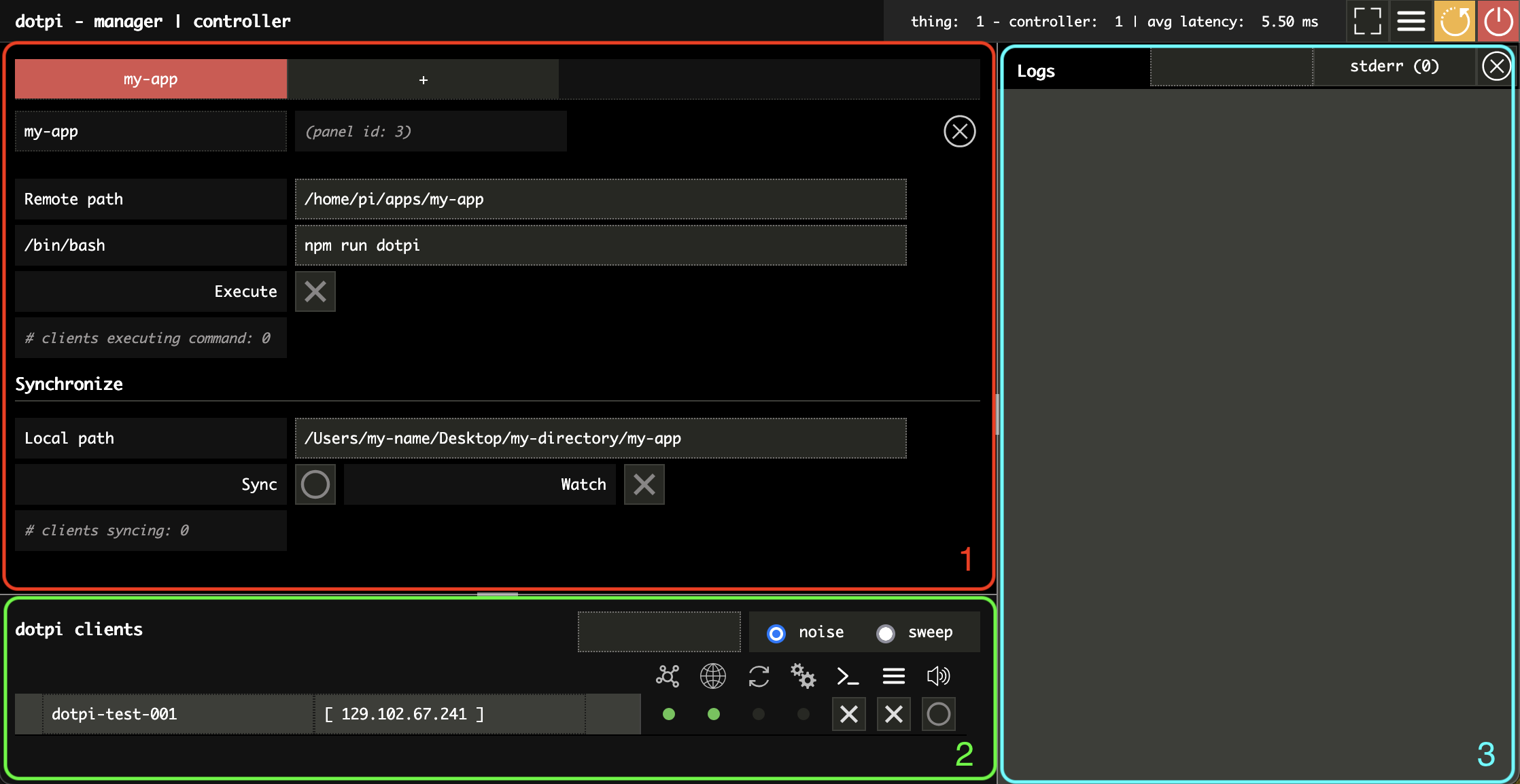 dotpi-manager-controller-interface