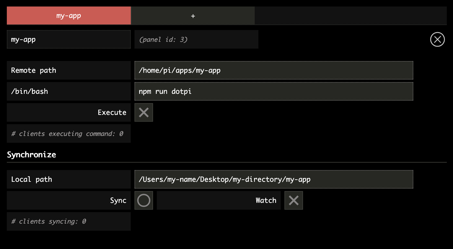 dotpi-manager-controller-interface