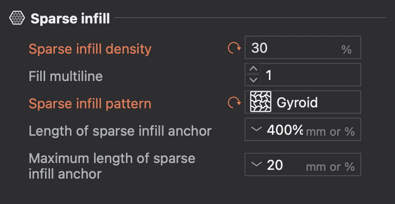 sparse-infill